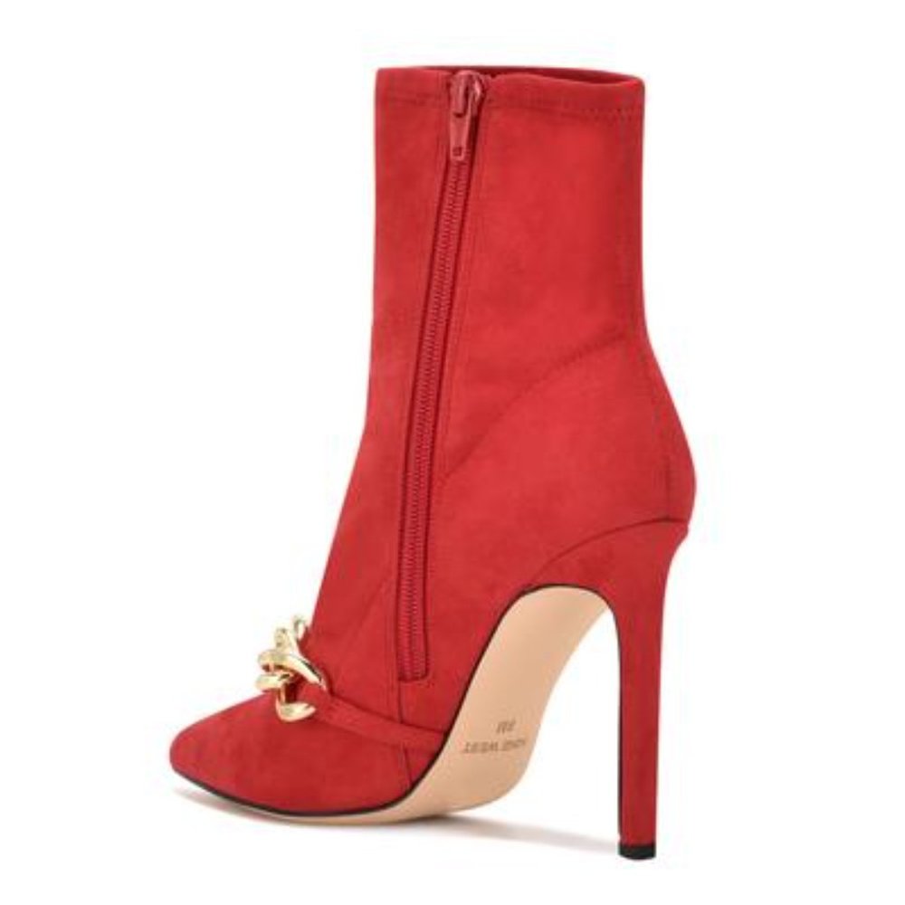Nine West RED Timbaa Dress Bootie - Picture 3 of 5